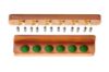Picture of Mahogany Cue Rack Brassed Clips