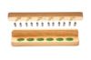 Picture of Oak Cue Rack Brassed Clips