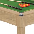 Slimline Pool Table -Oak