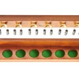 Cue Rack - Brassed Clips (S5143)